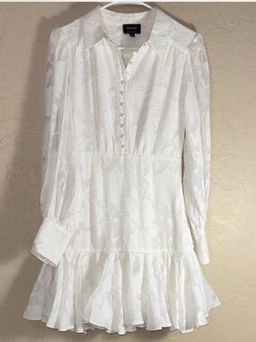 Bardot White Long-Sleeve Dress 🤍